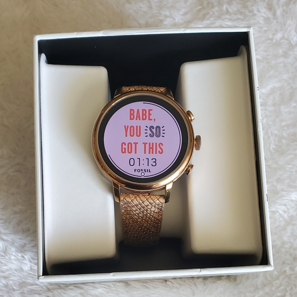 Fossil Gen 4 Watch Rose Gold